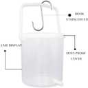 TopQuaFocus 2 Quart Enema Bucket Kit Anti-Backflow Coffee Enema BPA-Free Colon Cleansing Set with 6 Tips for Men Women Home Use, Premium Quality Coffee & Water Colon Cleanse Kit 2L Reusable