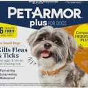 PetArmor Plus for Dogs Flea and Tick Prevention for Dogs, Long-Lasting & Fast-Acting Topical Dog Flea Treatment, 6 Count, small