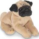 Bearington Pugsly Pug Plush Stuffed Animal Puppy Dog, 13 inch