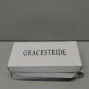 Womens Flip-Flops Kitten Heels Thong Sandals For Women Square Toe Slip On Fashion Summer Dress Sandals (9, Black)