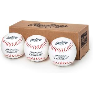 Rawlings | Official League Recreational Use Practice Baseballs | OLB3 | Youth/8U | 3 Count