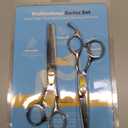 Equinox Professional Razor Edge Series Hair Cutting Scissors Set - Barber Hair Cutting & Thinning Shears/Texturizing Scissors Set - 6.5 Inches Hair Cutting Scissors Kit for Men/Women/Kids/Salon & Home