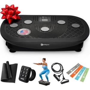 Lifepro Vibration Plate Machines  Full Body Workout, Recovery & Lymphatic Drainage with 4D Motion, Silent Operation, Joint Support, & Triple Motor Technology for Circulation, Fat Burn & Toning