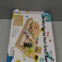 Montessori Busy Board for Toddlers Baby Busy Board Car Steering Wheel Wooden Sensory Board Travel Toys for Fine Motor Skill Gift for 3+ Years Old Boys Girls Christmas Birthday Parents