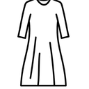 Women's Long Sleeve Summer Dress V Neck Casual Midi Dress Size L