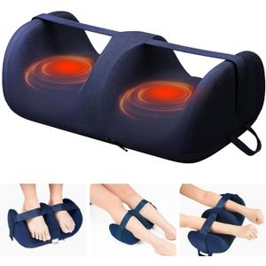 TISSCARE Foot Massager with Heat, Shiatsu Foot Massager for Plantar Fasciitis, Foot and Calf Massager with Massage Roller, Deep Kneading, Pain Relief, Gift for Women and Man