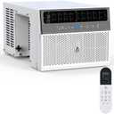 GarveeLife 6000 BTU U-Shaped Window Air Conditioner  3-in-1 Quiet AC Unit, WiFi App Control, 6 Modes, 3 Fan Speeds, Energy Efficient Cooling for Up to 350 Sq.Ft, Bedroom, Office  With WiFi