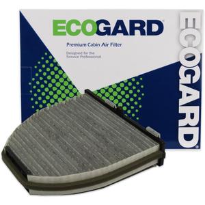 ECOGARD XC45844C Premium Cabin Air Filter with Activated Carbon Fits 2010-2016 Mercedes-Benz E350, 2008-2012 C300, 2010-2015 GLK350, 2012-2015 C250, 2008-2015 C350, 2012-2018 CLS550