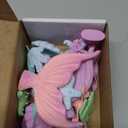 21pcs Mermaid Cake Topper - Mermaid Tail Cake Decorations with Seaweed Shells Starfish Coralal Under the Sea Cake Decorations for Birthday Party Decorations (Pink Purple)