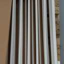 Metal Freestanding Dog Gates with Door for Outdoor Indoor,120'' Extra Wide 36'' Tall Free Standing Dog Gate for Doorways,Large Openings,Deck,Yard,Porch,Foldable Pet Fence(White,6 Panels)