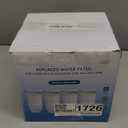Water Filter Replacement Compatible with Zero Pitcher and Dispenser ZR-001 ZR-017 ZR-004 ZP-006 ZD-013 ZS-008, Multi-Stage Filter System, Reduce Lead, Chromium, and PFOA/PFOS, Pack of 4, By DESENRUIS