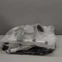 Folding Walker with Tray, 5" Wheels Lightweight Walkers for Seniors and Adults, Supports Up to 350 Pounds, Adjustable Height, Compact Standard Walker, Black