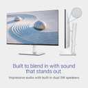Dell S2725DS Monitor - 27 Inch, QHD (2560x1440) Display, 100Hz refresh rate, 1500:1 contrast ratio, TV Rheinland Eye comfort 4 Star,Integrated 2x5W speaker, Height/Tilt/Swivel/Pivot- Ash White color