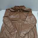 Trendy Queen Womens Leather Jacket, Oversized Going Out & Everyday Statement Piece, Bomber Jacktes Moto Coat, Size: XL