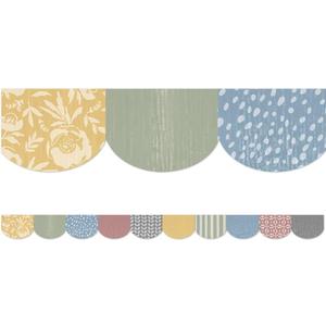 Teacher Created Resources Classroom Cottage Scalloped Die-Cut Border Trim (TCR7182)
