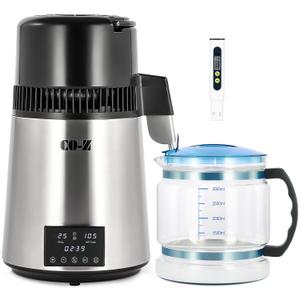 CO-Z 1.1 Gallon Water Distiller, 1750W Countertop Distilled Water Maker