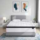 DEHIJU Queen Size Mattress, 10 Inches Hybrid Memory Foam Queen Mattress in a Box with Individual Pocket Spring for Motion Isolation & Pressure Relief, Medium Firm, CertiPUR-US