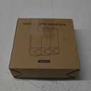 Pollock Shower Dispenser - 3 Chamber No Drill Mounted Shampoo, Conditioner, Body Wash Dispenser for Bathroom, Large Capacity, Gold