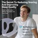Chin Strap for Sleeping with 4-Side Adjustment, Anti Snoring Chin Strap Elasticity, Anti Snoring Devices Breathable and Durable, Comfortable Snore Stopper for Adults Gray, M