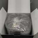 downlux Goose Feather Down Fiber Comforter Queen Size, All Seasons Fluffy Comforter, Luxury Grey Queen Duvet Inserts with 3D Baffle Box Design and Corner Tabs, 90"x90"