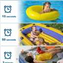Artigarden Electric Air Pump Portable 460W Quick-Fill Air Pump Air Flow 45CFM 2.1PSI with Hose 5 Nozzles 120V AC Inflator Deflator Pump for Air Mattress Air Bed Inflatable Cushion Boat Swimming Ring