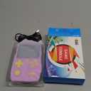 32 Bit Handheld Games for Kids Preloaded 139 Video Games, Portable Video Gaming Player with 3.0" IPS Screen and Rechargeable Battery, Mini Travel Games Electronic Gifts Toys for Boys Girls, Purple