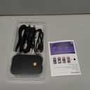 Wireless HDMI Display Dongle for Live Streaming, Portable Transmitter, Stream Video/Audio from Smartphone or iPad to TV, Monitor or Projector, Supports AirPlay, DLNA, Miracast, Black