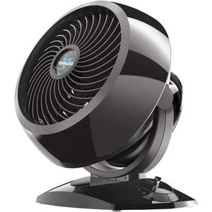 Vornado 5303 Small Whole Room Air Circulator Fan with Base-Mounted Controls, 3 Speed Settings, Multi-Directional Airflow, Removable Grill for Cleaning, Black
