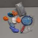 No Hole Mold Free Baby Bath Toys for Kids Ages 1-3, Water Toys for 6-12 Months Infants with Storage Bag, Baby Shark Toys for Pool, Bathtub, Beach, Shower, Tub,Ideal Gifts for Kids Boys and Girls