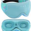 BambooCotton 3D Bluetooth Sleep Mask, LC-dolida 2025 New Sleep Headphones, Wireless Comfort, Sustainable Luxury for Better Sleep