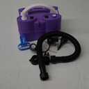 Balloon Pump Electric 3-in-1 Portable Air Pump for Inflatables and Balloons, Fast Inflation for 260q Foil Mylar Latex Double-Stuffed Balloons, Inflator Deflator for Pool Floats Air Bed (Purple)
