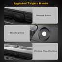 Tailgate Handle Liftgate Latch Handle with Rear View Backup Camera, Compatible with 2017-2022 Ford F250 F350 F450 Super Duty Replaces# HC3Z-9943400-NA HC3Z-9943400-NB