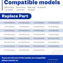 W10780045 NTW4516FW2 NTW4516FW1 NTW4605EW0 Washer Suspension Rod Kit(26.7in) for Amana Whirlpool Kenmore -Replace WTW4800BQ1 WTW4816FW1 WTW4816FW2 RTW4516FW1 RTW4641BQ0 by TOMOON
