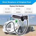 JDMON Turn Signal Switch Replacement for Kenworth T370 T440 T470 T660 T680 T800 T880 Peterbilt 330 337 365 367 379 384 385 386 387 388 389 567 579 587 Replaces P27-1067 P27-6221 Dimmer Blinker Switch