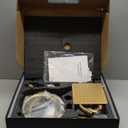 Shower Faucet Set Brushed Gold Shower System Knob Switch Diverter with High Pressure Handheld Spray Wall Mount 8 Inch Shower Head