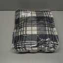 G Gradual Men's Flannel Jacket Fleece Sherpa Lined Hoodies Zip Up Plaid Shirt Warm Winter Jackets for Men with Zipper Pockets (Black, L)