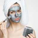 Eternal Moment 36 Pack 6 OZ Plastic Jars Round Clear Cosmetic Container Jars with White Lids, Perfect for Lotion, SlimeCream, Ointments, Makeup, Eye Shadow, Samples, Pot, Travel Storage