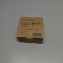 10FT Halloween Orange LED String Lights, 10 Clear Orange Bulbs with Black Wire, Outdoor Waterproof Vintage Christmas Lights for Halloween Christmas Party Roofline Xmas Tree Patio Cafe Decor