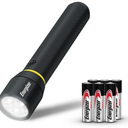 Energizer LED Flashlight Vision PRO, Ultra Bright 1000+ Lumens, IPX4 Water Resistant, Aircraft-Grade Aluminum LED Light, Rugged Metal Flash Light for Outdoors, Emergency Power Outage, Black