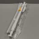LazBlinds No Drill Cordless Aluminum Mini Blinds, 20'' W x 64'' H, White