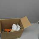 Drain Auger, Clog Remover with Drill Adapter, 25 Feet Flexible Plumbing Snake Use Manually or Powered for Kitchen, Bathroom and Shower Sink, Comes with Gloves (Orange)