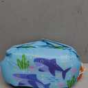 HeySplash Swim Vest for Kids(22-44 lbs), Toddler Pool Floaties, Children Swimming Vest with Adjustable Strap, Swim Jacket Water Wing Arm Float, Puddle Sea Beach Boat Jumper Boy Girl Baby (A Blue Shark)