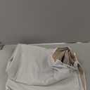 6.5ft(W) x10ft(H) Ivory Portrait Photography Backdrop Beige Microfiber Abstract Photo Studio Background for Photographers Head Shots Old Master Photo Props