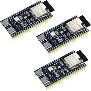 Hosyond 3Pack ESP32-S3 Development Board N16R8 MCU with Dual-Mode Wi-Fi Bluetooth Type-C, Compatible with Arduino IoT ESP32-S3-WROOM-1