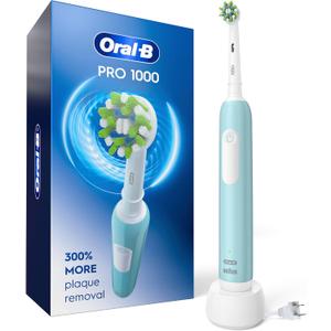 OralB Pro 1000 CrossAction Electric Toothbrush, Green