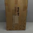 Lap Desk Home Office Lap Desk Portable Laptop Desk for Left Right - Handers with Whole Mouse Pad Wrist Pad Dual Cushion Phone Tablet Slots Fits Up to 17 Inch Laptops (Wood Brown)