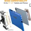 OHLPRO Tablet Wall Mount Holder, 360 Rotating iPad Wall Mount Holder with Drill Screw Base,Compatible with 4.7"-12.9" Devices Including iPad Pro, Mini, Air, Samsung, Kindle, Galaxy Tab