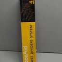 SpaceAid Bamboo Drawer Dividers with Inserts and Labels, Kitchen Adjustable Drawer Organizers, Expandable Organization for Home, Office, Dressers, 4 Dividers with 9 Inserts (17"-22" Natural)