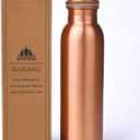 RAJRANG Copper Water Bottle 34 oz Leak Proof Design Vessel Ayurveda Health Pitcher for Sport Fitness Yoga 1000 ml