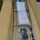 Shelving Inc. 8" d x 36" w Chrome Wire Shelving with 2 Tier Shelves, Weight Capacity 800lbs Per Shelf